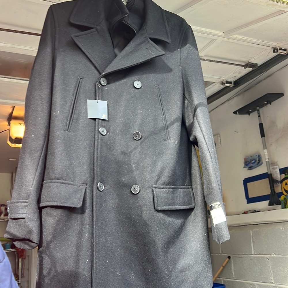 Wool coat- warm! New!